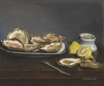 Oysters Eduard Manet Oil Paintings